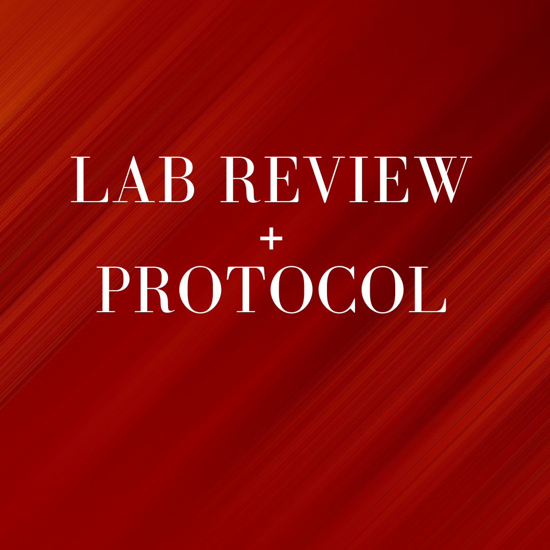 Lab Review + Personalized Protocol